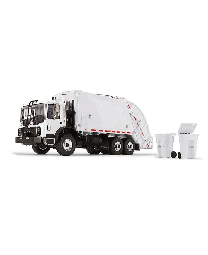 1/34 White Mack TerraPro with McNeilus Rear Loader & Trash Cans