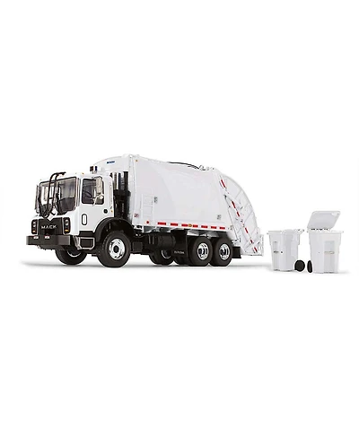1/34 White Mack TerraPro with McNeilus Rear Loader & Trash Cans