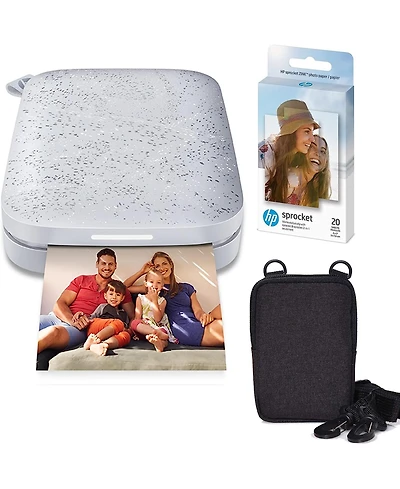 Hp Sprocket Portable 2x3" Instant Photo Printer and Zink Paper Bundle