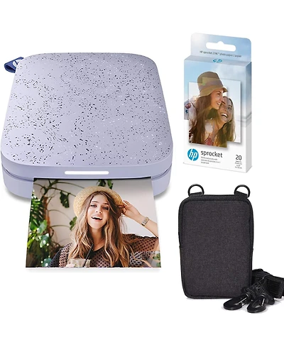 Hp Sprocket Portable 2x3" Instant Photo Printer and Zink Paper Bundle
