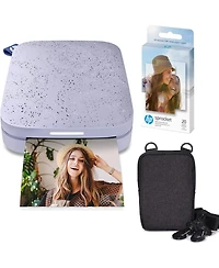 Hp Sprocket Portable 2x3" Instant Photo Printer and Zink Paper Bundle