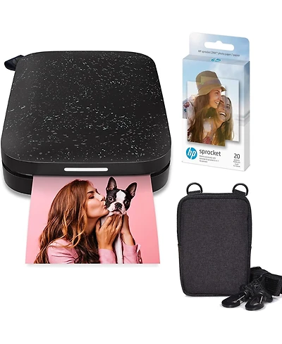 Hp Sprocket Portable 2x3" Instant Photo Printer and Zink Paper Bundle