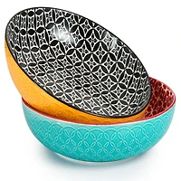 Ventray 11.5" Large Ceramic Serving Bowls, 2.9 Qt Turkey Plate for Home Kitchen Decor