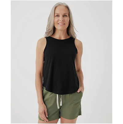 Pact Women's Organic Cotton Featherweight Slub Reversible Tank