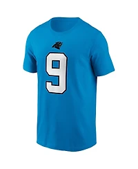 Nike Men's Bryce Young Blue Carolina Panthers 2023 Nfl Draft First Round Pick Player Name Number T-Shirt
