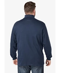 KingSize Big & Tall Turtleneck Long-Sleeve Tee