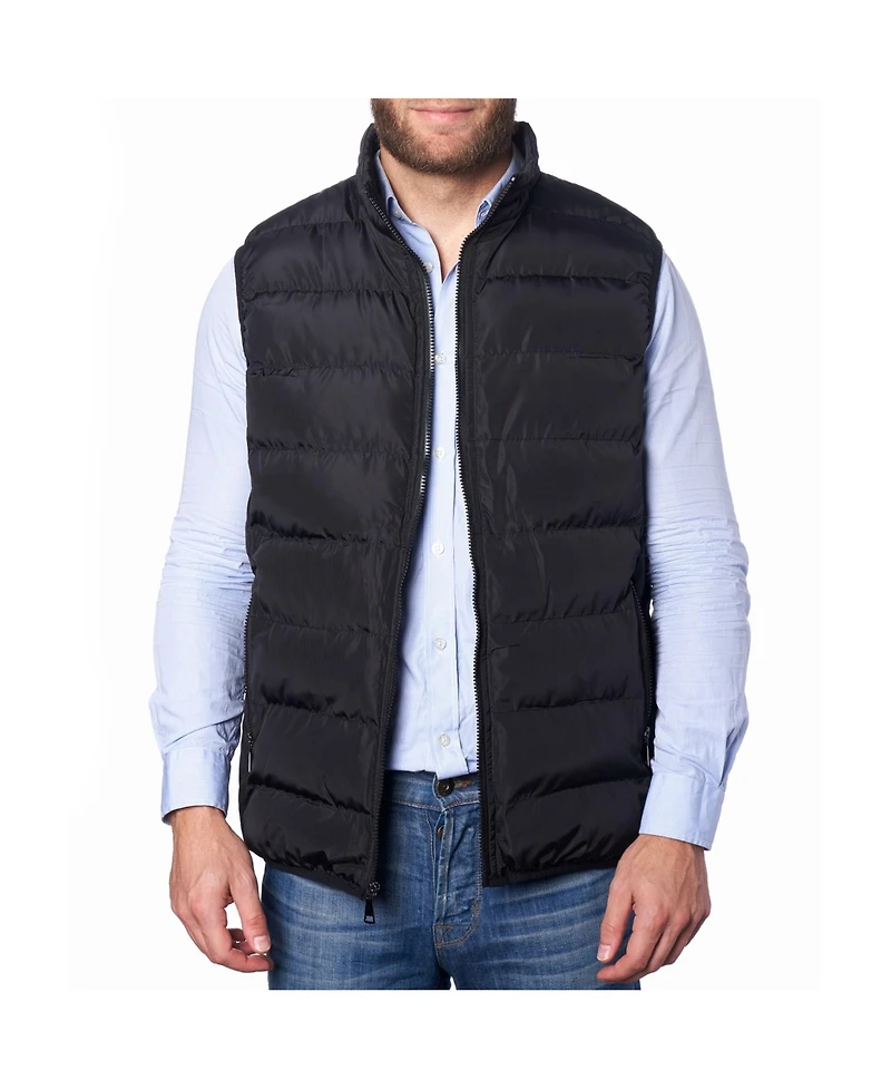 Alpine Swiss Men's Lightweight Down Alternative Puffer Vest Sleeveless Jacket