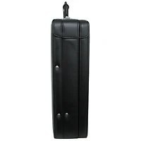 Alpine Swiss Mens Briefcase Expandable Genuine Leather Attache Briefcase For Men Dual Combination Lock Business Case
