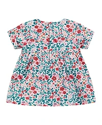 Guess Baby Girl Short Sleeve Printed Dress