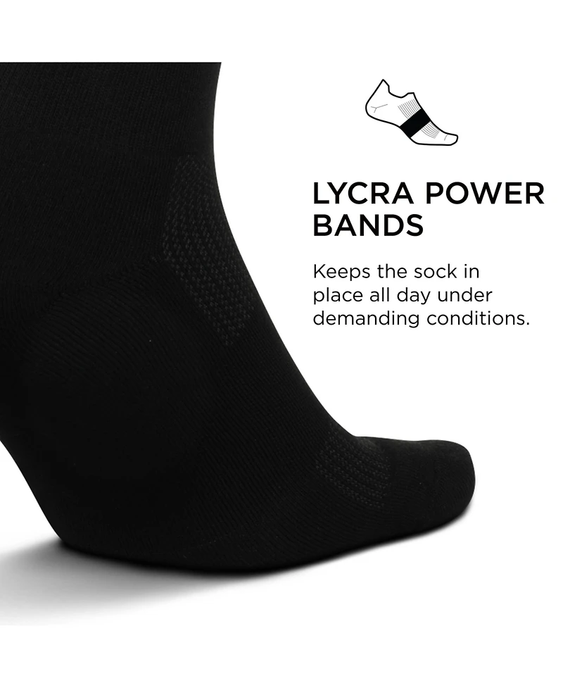 Feetures Men's High Performance Cushion Classic Crew Sock for Women & Men - Moisture-Wicking Athletic Socks