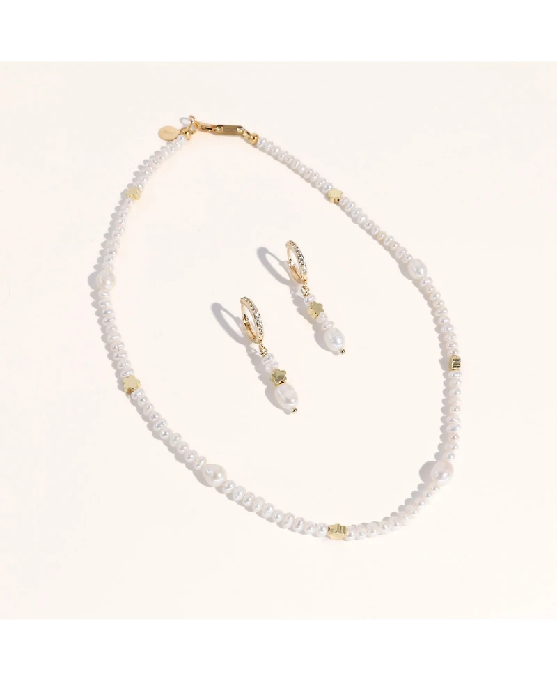 Joey Baby Aubrey Necklace Earrings Set - Small