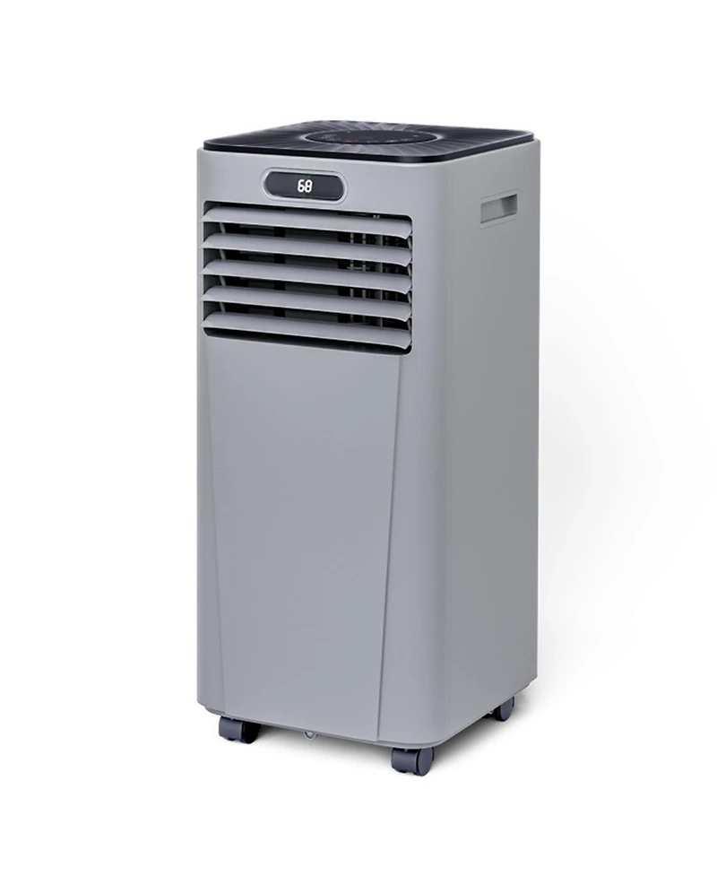 10000 Btu 4-in-1 Portable Air Conditioner with Dehumidifier and Fan Mode-Gray