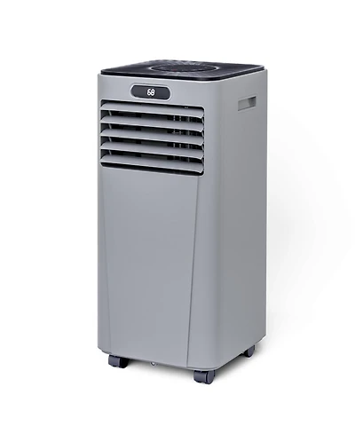 10000 Btu 4-in-1 Portable Air Conditioner with Dehumidifier and Fan Mode-Gray