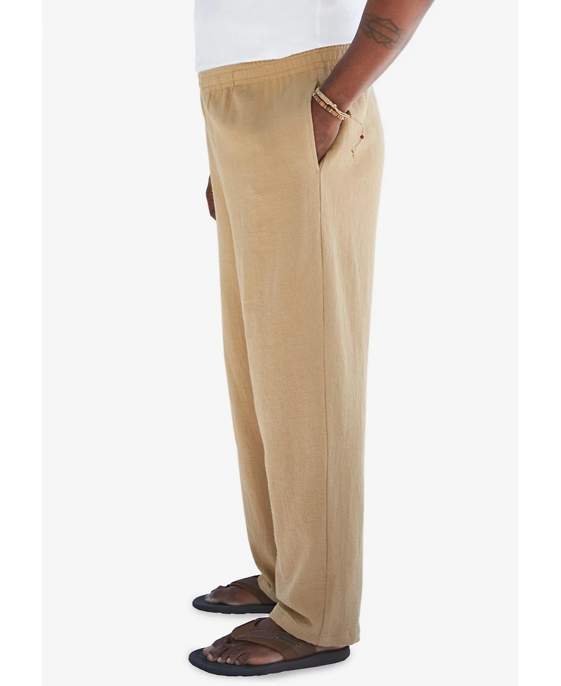 KingSize Big & Tall Elastic Waist Gauze Cotton Pants