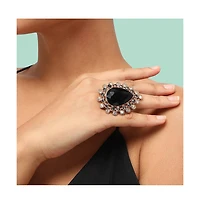 Sohi Women's Teardrop Cocktail Ring