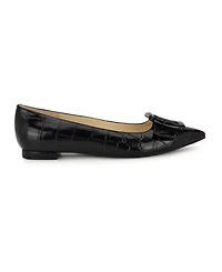 Nine West Women's Jesike Buckle Slip-On Flats