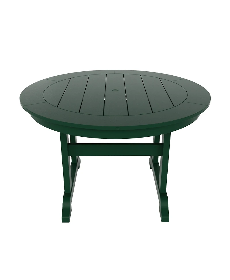 WestinTrends 47" Round Outdoor Patio Dining Table