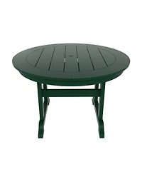 WestinTrends 47" Round Outdoor Patio Dining Table