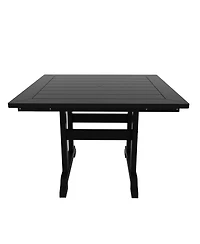 WestinTrends 43" Square Outdoor Patio Dining Table