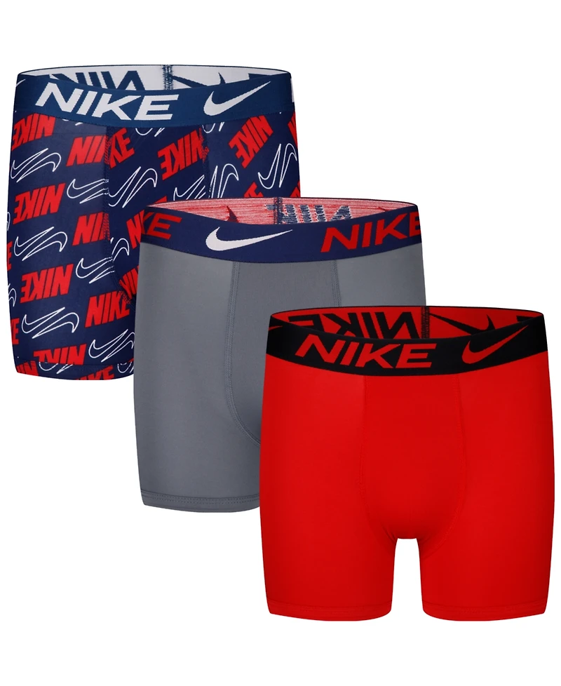 Nike Big Boys Essential Dri-fit Boxer Briefs, Pack of 3