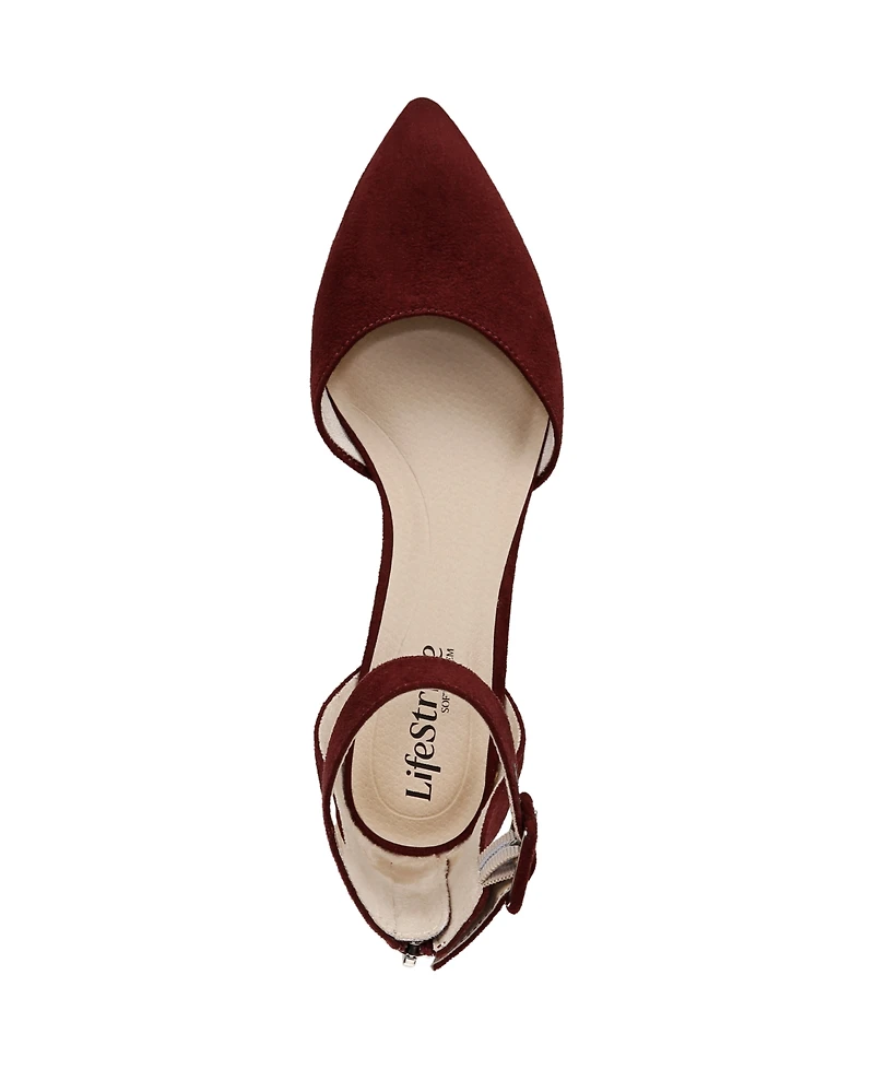 LifeStride Women's Admire Ankle Strap Dress Pumps