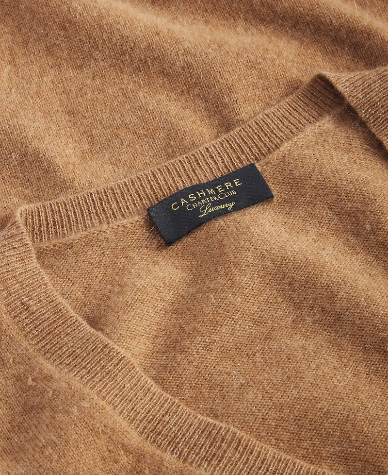 Charter Club 100% Cashmere Women's V-Neck Long-Sleeve Sweater, Macy's Exclusive