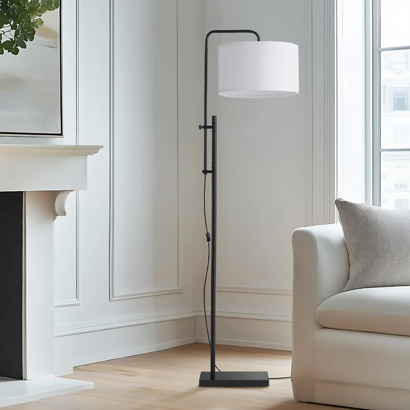 Leo 72" Led Modern Standing Floor Lamp with Adjustable Height