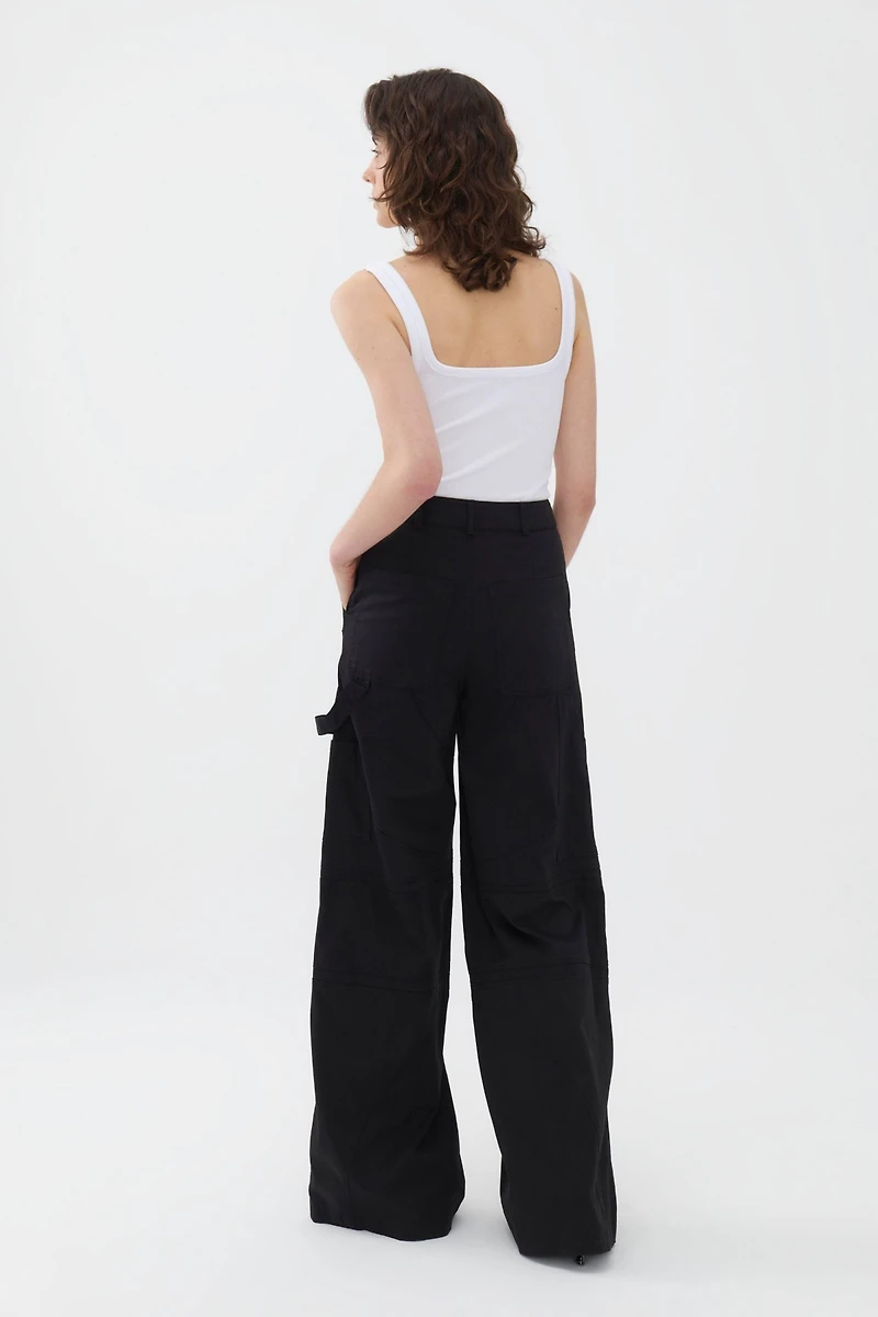 Nocturne Women's Contrast Top Stitching Pants