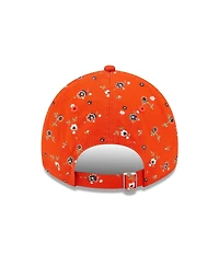 New Era Women's Orange Cleveland Browns Floral 9TWENTY Adjustable Hat