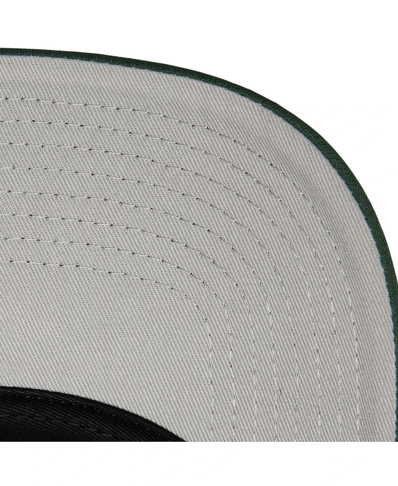 Mitchell Ness Men's White Milwaukee Bucks Hardwood Classics Blocker Foam Front Trucker Snapback Hat