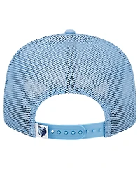 New Era Men's Light Blue Memphis Grizzlies Evergreen Meshback 9FIFTY Snapback Hat