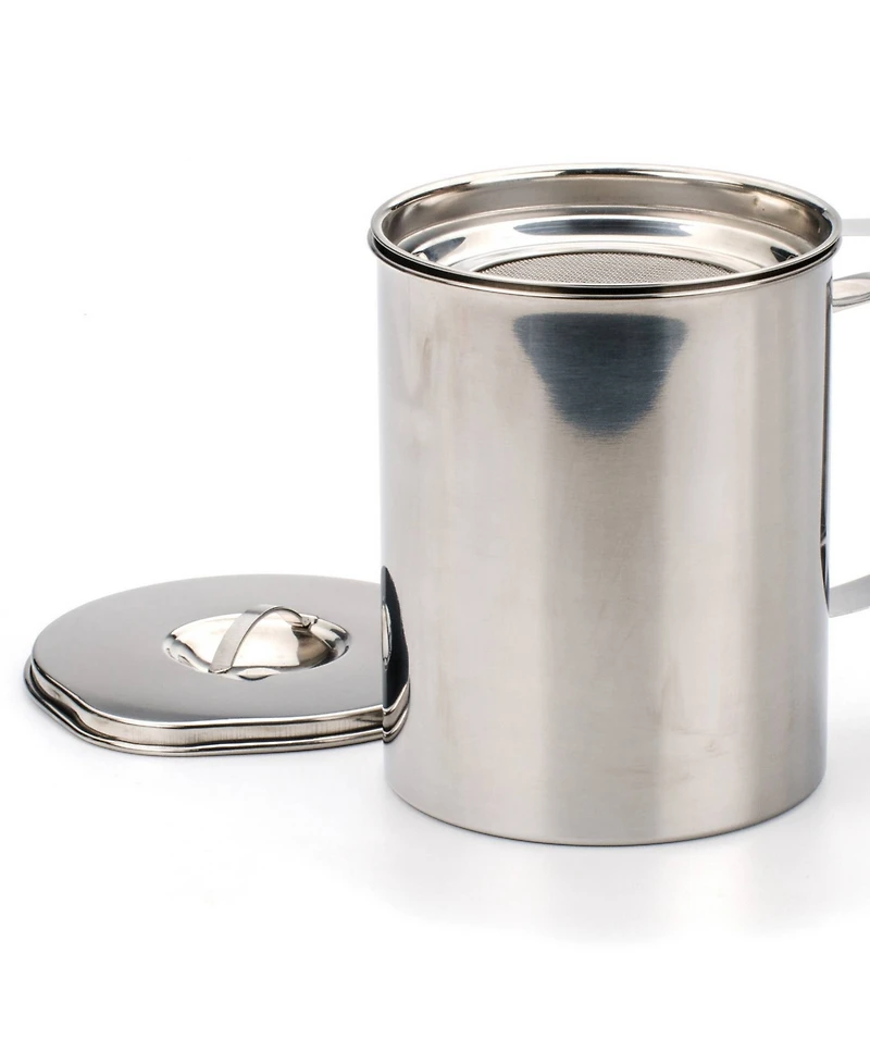 Rsvp International Stainless Steel Endurance Medium 6 Cup Fryer's Friend Grease Keeper