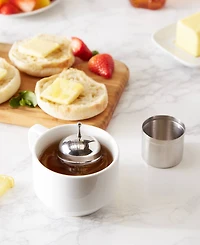 Rsvp International Stainless Steel 2" x 3" x 3" Floating Tea Infuser