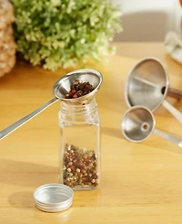 Rsvp International Endurance Stainless Steel 3 Piece 3" D Mini Funnel Set