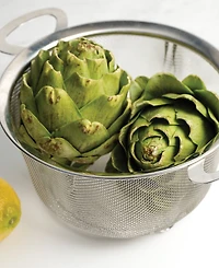Rsvp International Endurance Stainless Steel 3 Quart Wide Rim Mesh Colander Basket