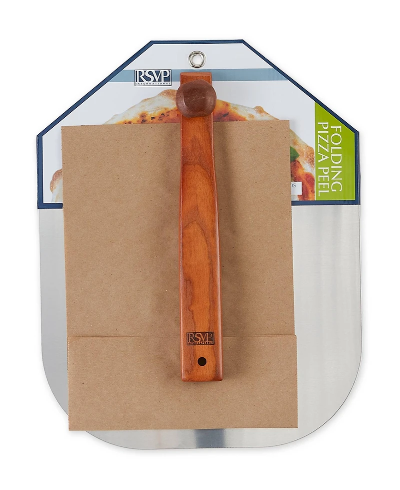 Rsvp International Aluminum Hardwood Folding Pizza Peel Spatula