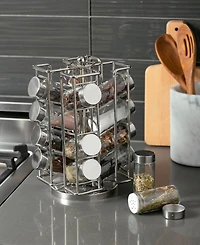Rsvp International 101 Piece 5.75" x 10.5" Revolving Spice Rack Jar Set