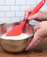 Rsvp International Silicone Coated Steel 11" Ela Series Red Spatula