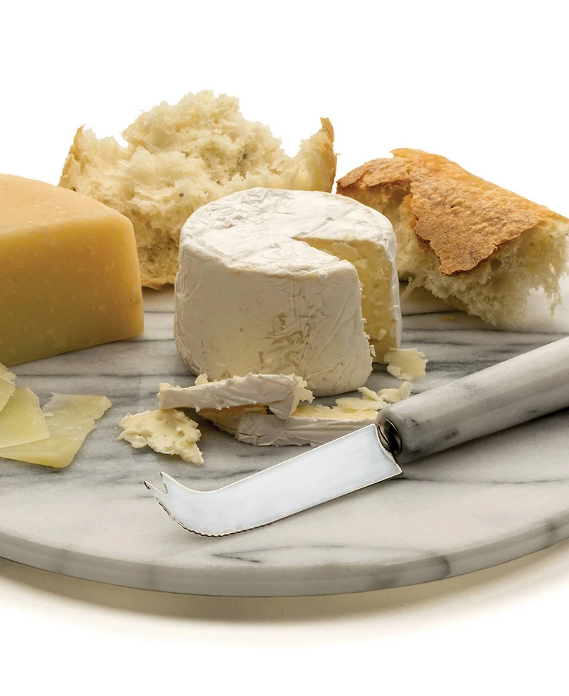 Rsvp International White Marble 10" Diameter Cheese Board