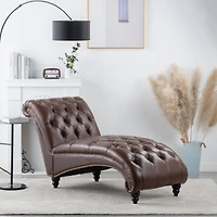 Streamdale Furniture Tufted Armless Chaise Lounge