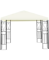 Costway 10'x10' Patio Gazebo Canopy Tent Steel Frame Shelter Patio Party Awning