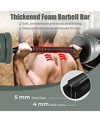 4 in 1 Adjustable Weight Dumbbell Set 92lbs Free Weight Set withConnector Home Gym
