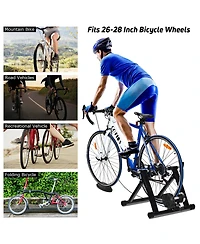 1 pcs Bike Trainer Bicycle Exercise Stand w/ 8 Levels Resistance