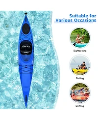Costway Single Sit-in Kayak Single Fishing Kayak Boat