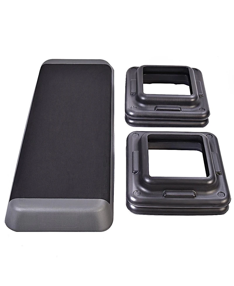 43'' Aerobic Stepper Step Cardio Fitness Exercise Platform