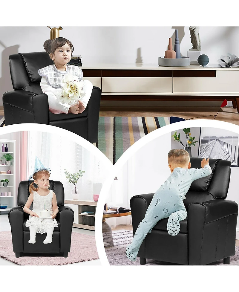 Kids Recliner Armchair Children's Furniture Sofa Couch Chair
