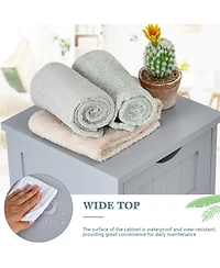 Floor Storage Cabinet Bathroom Organizer Free Standing Drawers