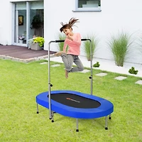 Foldable Trampoline Double Mini Kids Fitness Rebounder