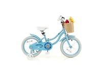 Slickblue 16-Inch Kids Bike with Adjustable Handlebar for Girls Boys Ages 4-7