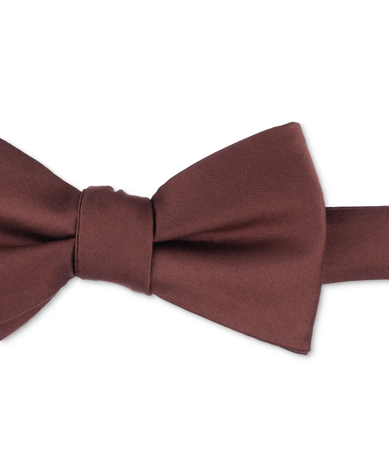 Tayion Collection Men's Solid Color Bow Tie